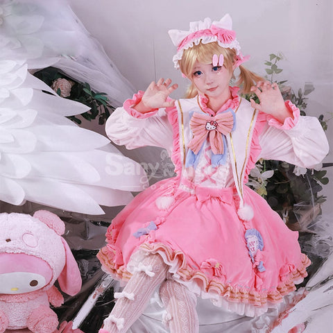 【In Stock】Game Identity V Cosplay Gardener Emma Woods Hello Kitty Dream Costume Costumes
