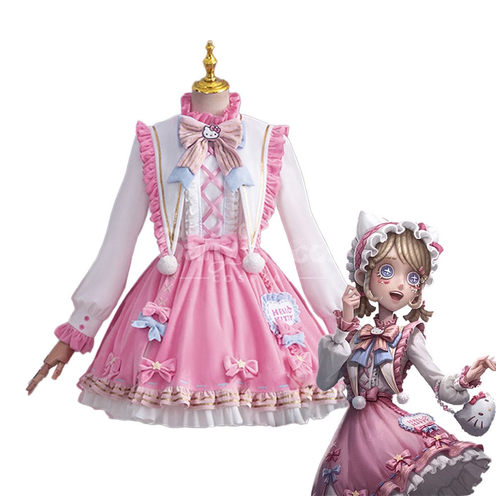 【In Stock】Game Identity V Cosplay Gardener Emma Woods Hello Kitty Dream Costume Costumes