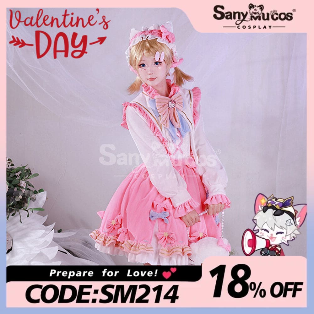 【In Stock】Game Identity V Cosplay Gardener Emma Woods Hello Kitty Dream Costume Costumes