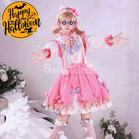 【In Stock】Game Identity V Cosplay Gardener Emma Woods Hello Kitty Dream Costume Costumes