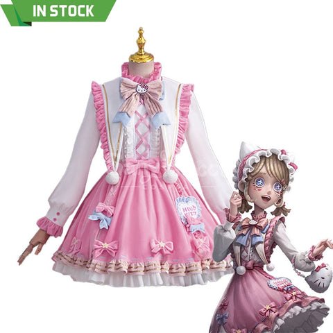 【In Stock】Game Identity V Cosplay Gardener Emma Woods Hello Kitty Dream Costume Costumes