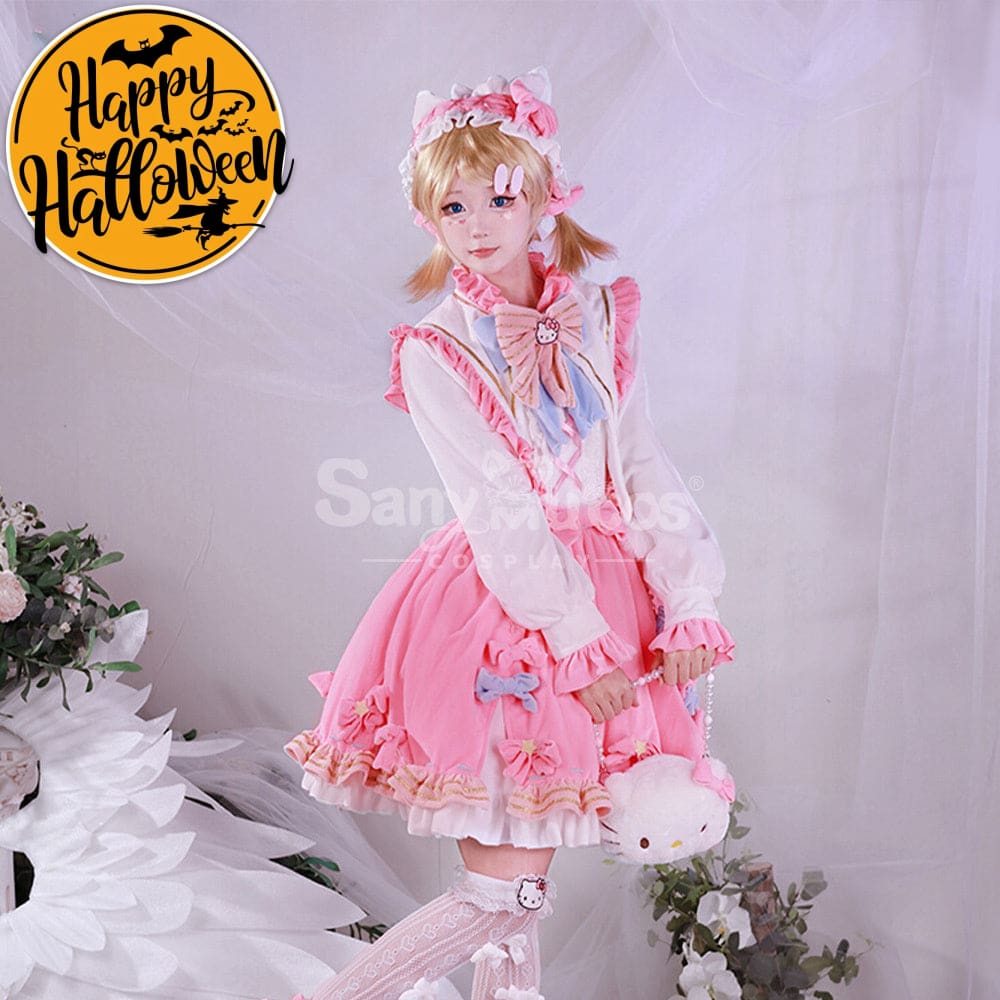 【In Stock】Game Identity V Cosplay Gardener Emma Woods Hello Kitty Dream Costume Costumes