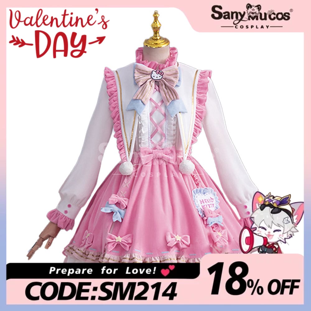 【In Stock】Game Identity V Cosplay Gardener Emma Woods Hello Kitty Dream Costume Costumes