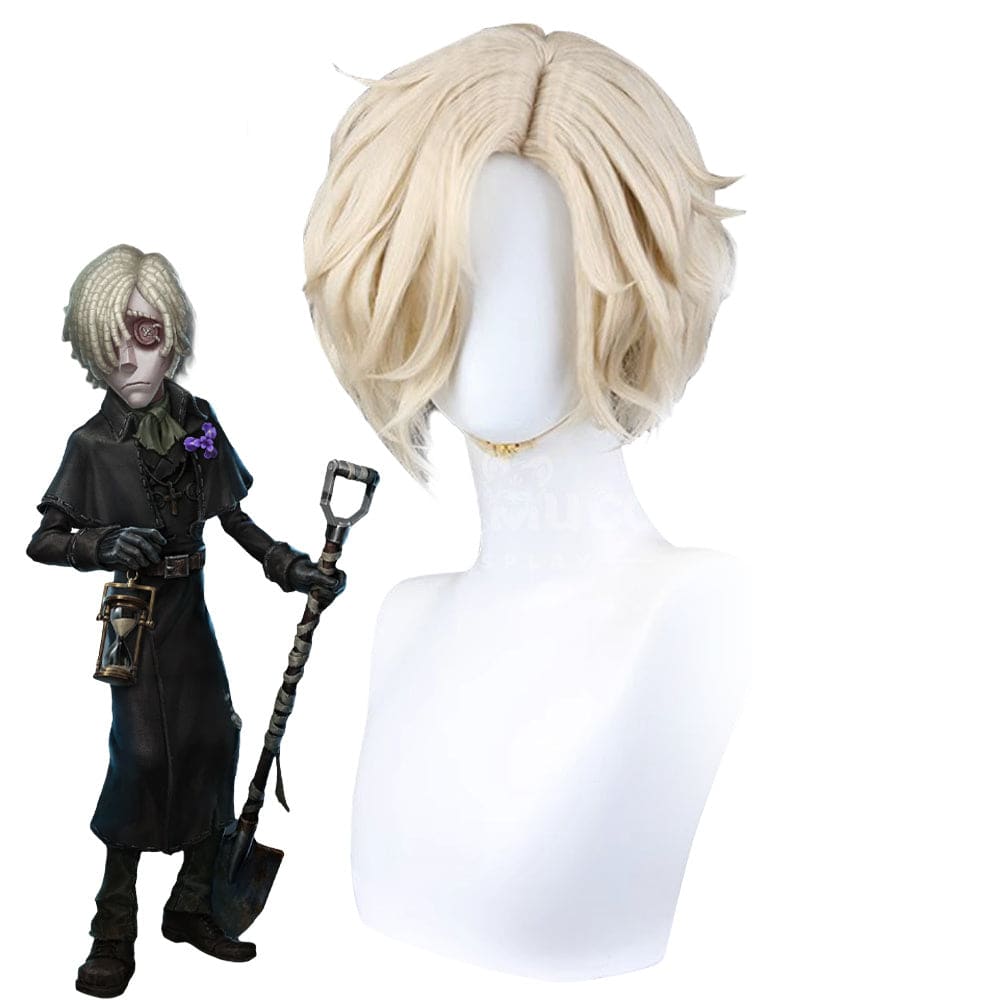 【In Stock】Game Identity V Cosplay Grave Keeper Andrew Kreiss Cosplay Wig Cosplay Wigs