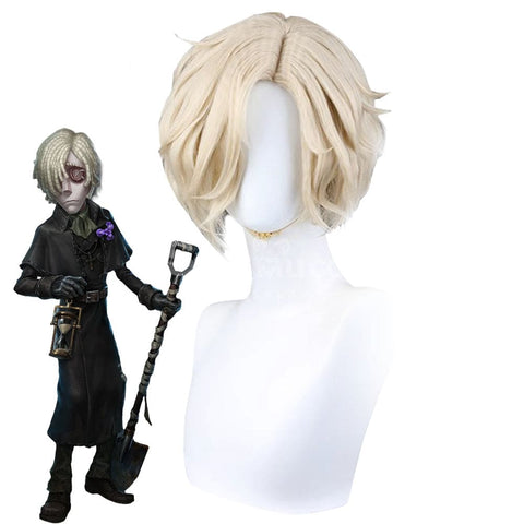 【In Stock】Game Identity V Cosplay Grave Keeper Andrew Kreiss Cosplay Wig Cosplay Wigs