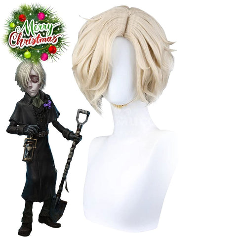【In Stock】Game Identity V Cosplay Grave Keeper Andrew Kreiss Cosplay Wig Cosplay Wigs