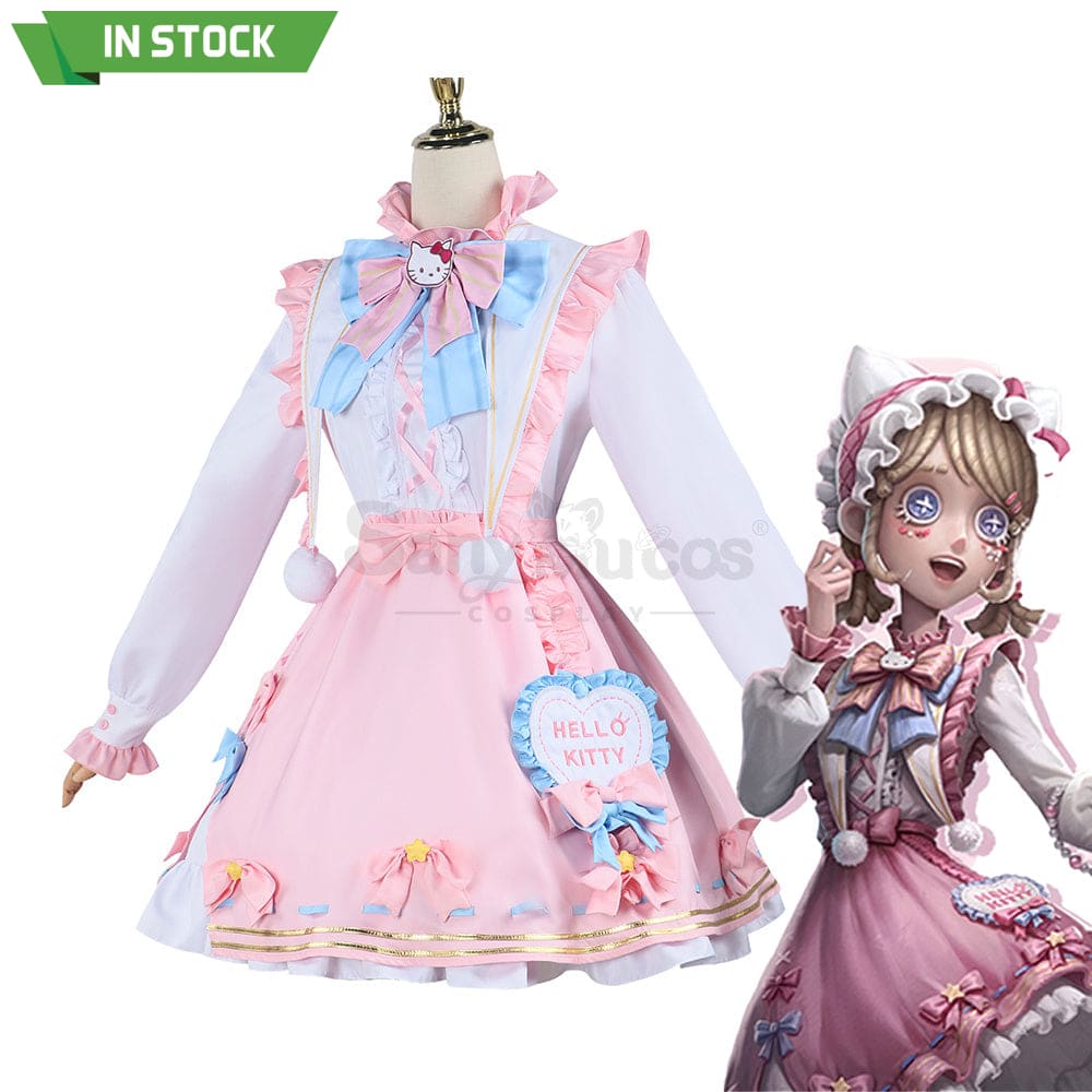 【In Stock】Game Identity V Cosplay Hello Kitty Dream Gardener Emma Woods Costume Costumes