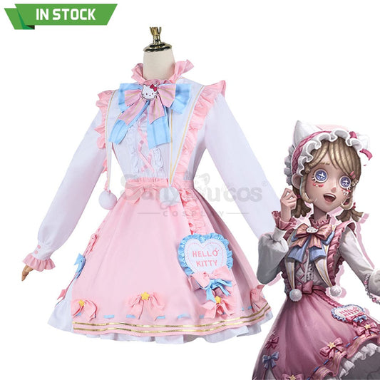 【In Stock】Game Identity V Cosplay Hello Kitty Dream Gardener Emma Woods Costume Costumes 1000