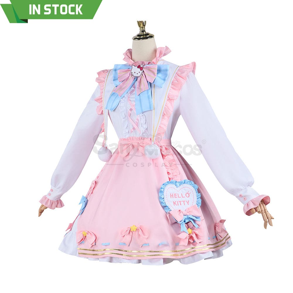 【In Stock】Game Identity V Cosplay Hello Kitty Dream Gardener Emma Woods Costume Costumes