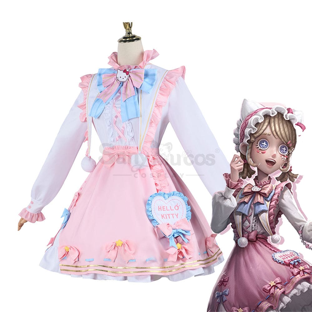 【In Stock】Game Identity V Cosplay Hello Kitty Dream Gardener Emma Woods Costume Costumes