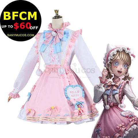 【In Stock】Game Identity V Cosplay Hello Kitty Dream Gardener Emma Woods Costume Costumes