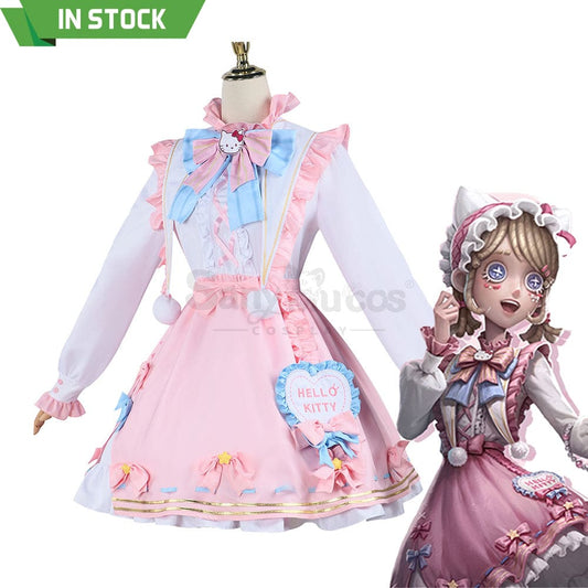 【In Stock】Game Identity V Cosplay Hello Kitty Dream Gardener Emma Woods Costume Costumes 1000