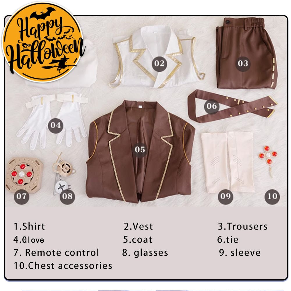 【In Stock】Game Identity V Cosplay Patient Emil Graduation Day Costume And Props / S Costumes