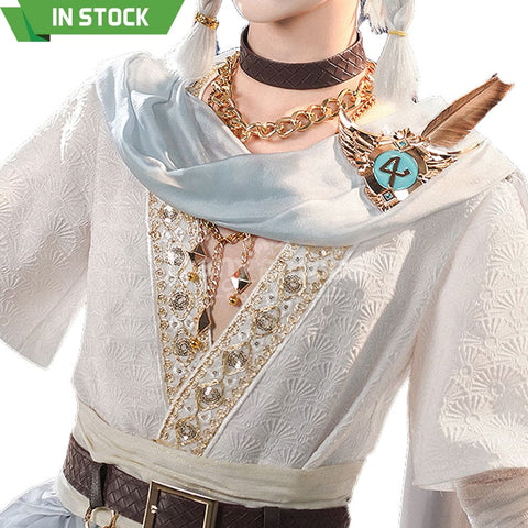 【In Stock】Game Identity Ⅴ Cosplay Pure White Prophet Cosplay Costume Premium Edition Cosplay Costumes