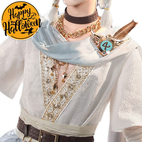 【In Stock】Game Identity Ⅴ Cosplay Pure White Prophet Cosplay Costume Premium Edition Cosplay Costumes