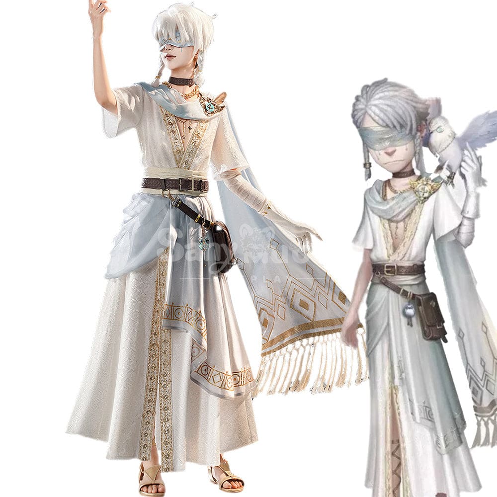 【In Stock】Game Identity Ⅴ Cosplay Pure White Prophet Cosplay Costume Premium Edition Cosplay Costumes