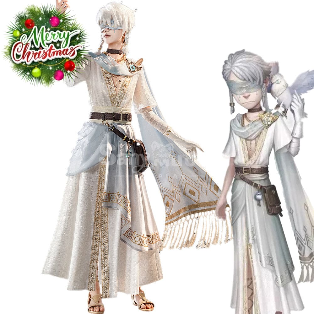 【In Stock】Game Identity Ⅴ Cosplay Pure White Prophet Cosplay Costume Premium Edition Cosplay Costumes