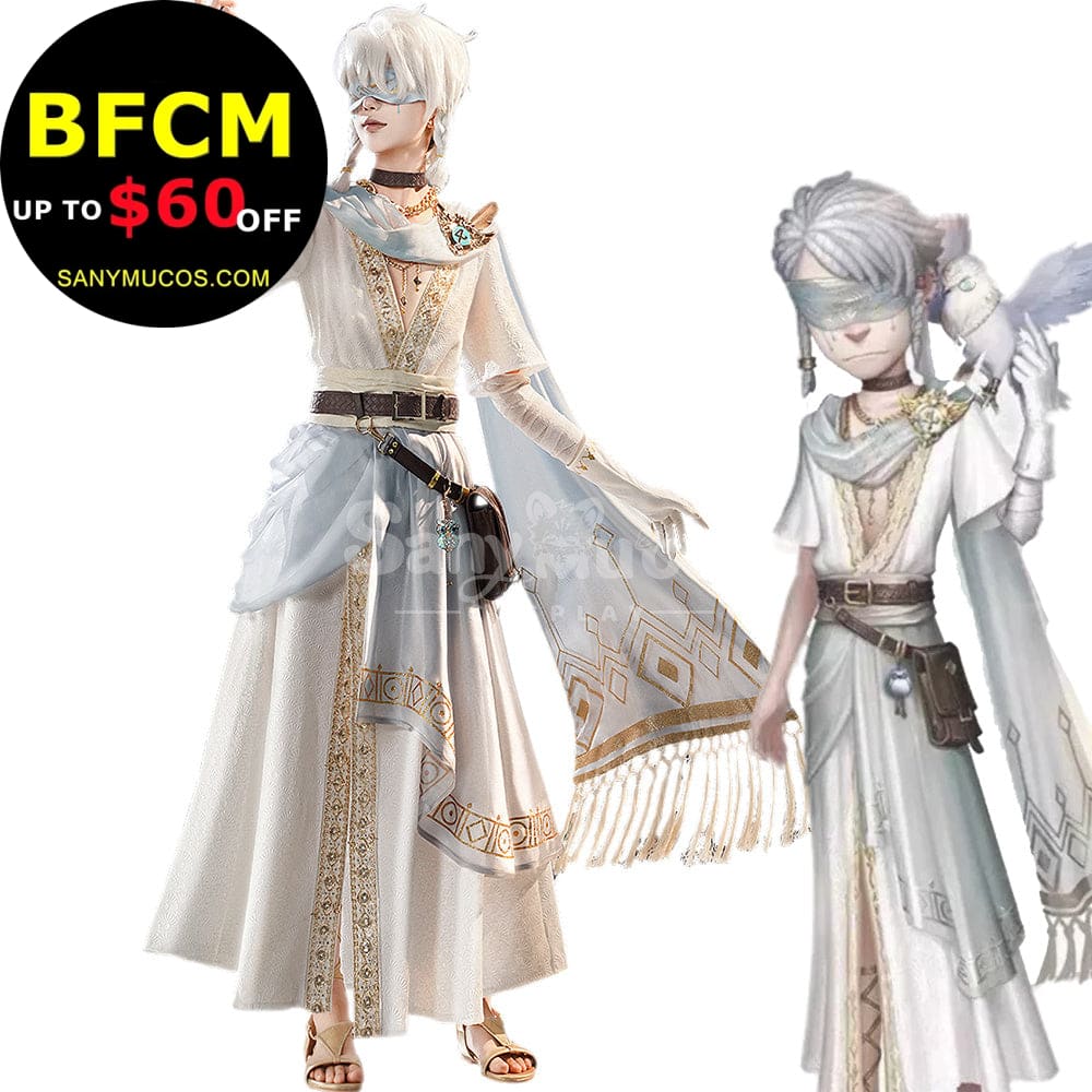【In Stock】Game Identity Ⅴ Cosplay Pure White Prophet Cosplay Costume Premium Edition Cosplay Costumes