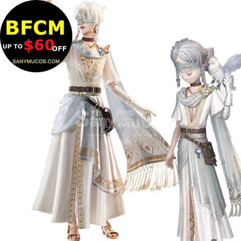 【In Stock】Game Identity Ⅴ Cosplay Pure White Prophet Cosplay Costume Premium Edition Cosplay Costumes