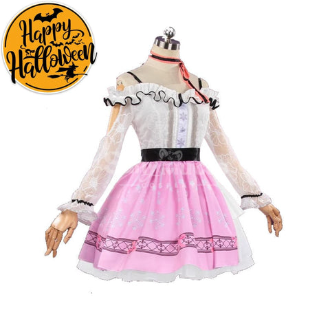 【In Stock】Game Infinity Nikki Cosplay Pink Dress Costume Costumes