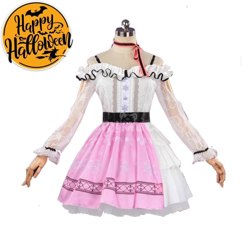 【In Stock】Game Infinity Nikki Cosplay Pink Dress Costume Costumes