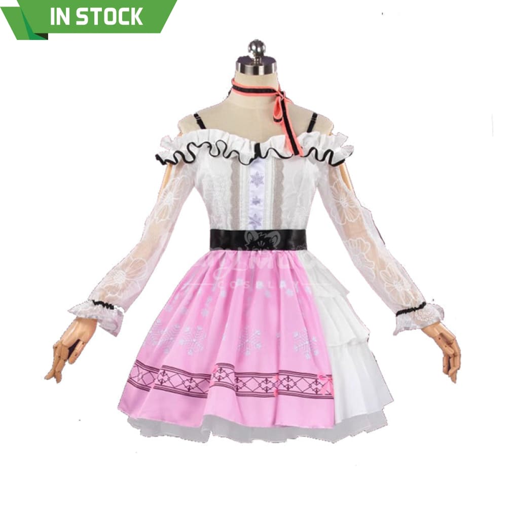 【In Stock】Game Infinity Nikki Cosplay Pink Dress Costume Costumes