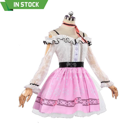 【In Stock】Game Infinity Nikki Cosplay Pink Dress Costume Costumes