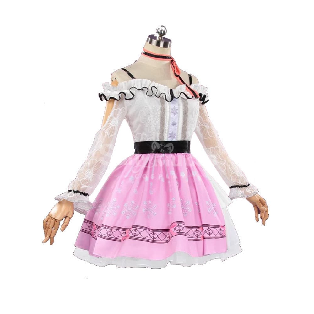 【In Stock】Game Infinity Nikki Cosplay Pink Dress Costume Costumes