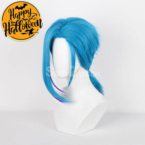 【In Stock】Game League Of Legends Arcane 2 Cosplay Jinx Wig Wigs