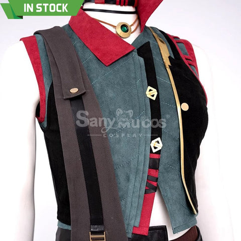 【Pre-Sale】Game League Of Legends Arcane Cosplay Jinx Vest Costume Premium Edition Costumes