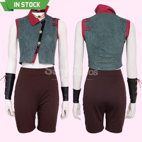 【Pre-Sale】Game League Of Legends Arcane Cosplay Jinx Vest Costume Premium Edition Costumes