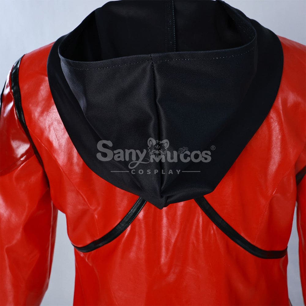 【In Stock】Game League Of Legends Arcane Cosplay Vi Red Leather Costume Plus Size Costumes