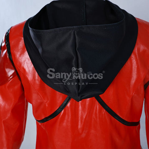 【In Stock】Game League Of Legends Arcane Cosplay Vi Red Leather Costume Plus Size Costumes