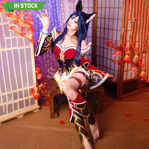 Game League Of Legends Cosplay Ahri Costume Costumes