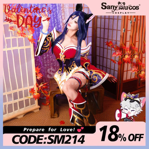 Game League Of Legends Cosplay Ahri Costume Costumes