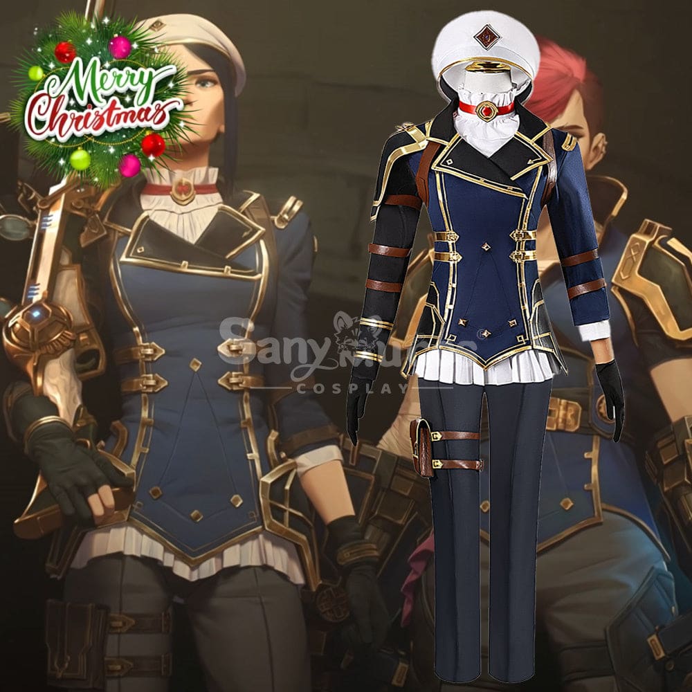 【In Stock】Game League Of Legends Cosplay Arcane Caitlyn Costume Costumes