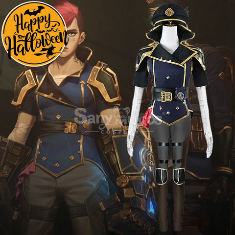 【In Stock】Game League Of Legends Cosplay Arcane Vi Costume Costumes