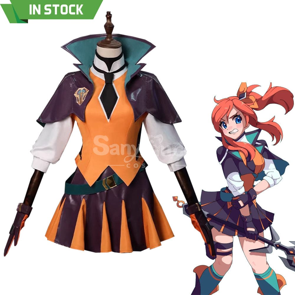 【In Stock】Game League of Legends Cosplay Battle Academia Lux Cosplay Costume Premium Edition Cosplay Costumes