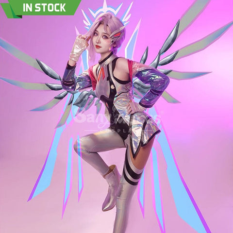 【In Stock】Game League Of Legends Cosplay Battle Dove Seraphine Costume Premium Edition Costumes