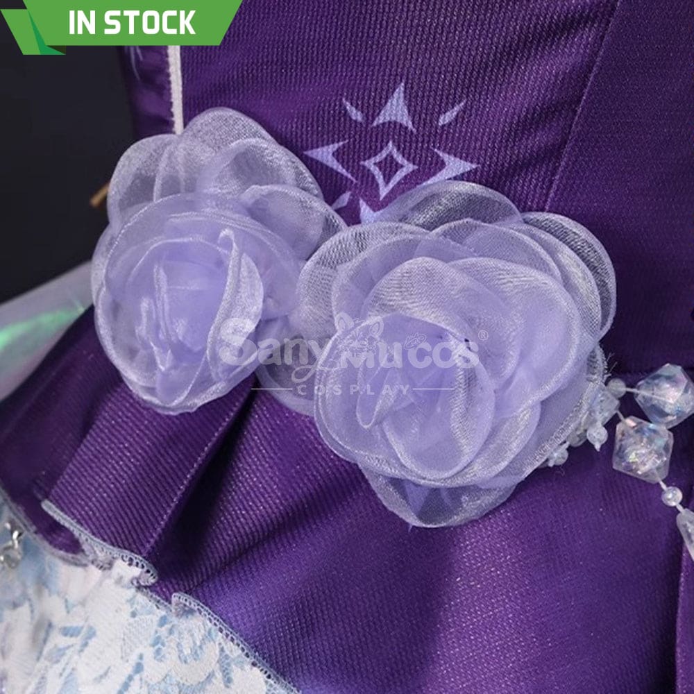 【Pre-Sale】Game League Of Legends Cosplay Crystal Rose Seraphine Costume Premium Edition Costumes
