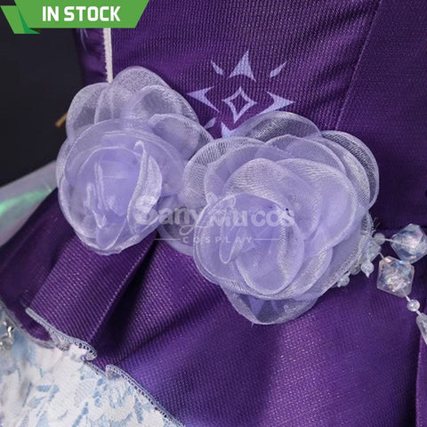 【Pre-Sale】Game League Of Legends Cosplay Crystal Rose Seraphine Costume Premium Edition Costumes