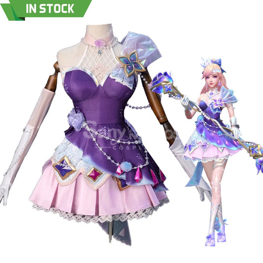 【Pre-Sale】Game League Of Legends Cosplay Crystal Rose Seraphine Costume Premium Edition Costumes 1000