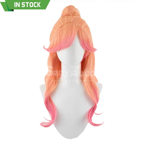 【In Stock】Game League of Legends Cosplay Crystal Rose Seraphine Cosplay Wig Cosplay Wigs