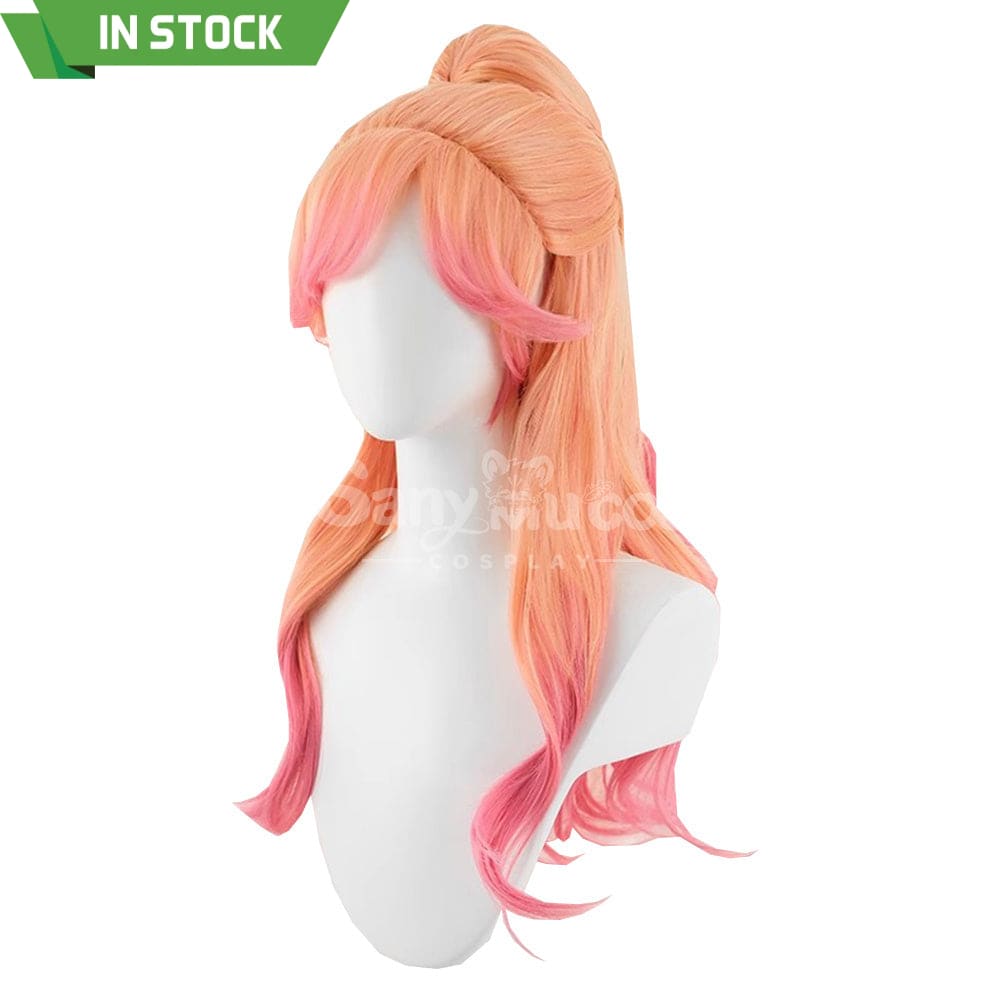 【In Stock】Game League of Legends Cosplay Crystal Rose Seraphine Cosplay Wig Cosplay Wigs