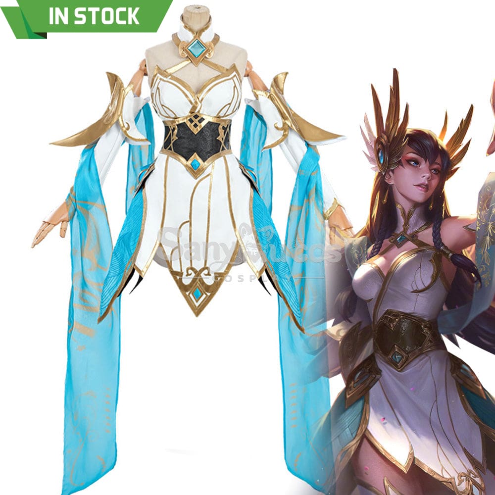 【In Stock】Game League Of Legends Cosplay Divine Sword Irelia Costume Costumes