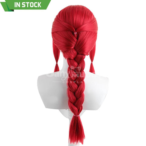 【In Stock】Game League of Legends Cosplay Flame Tail Demon Fox Ahri Cosplay Wig Cosplay Wigs