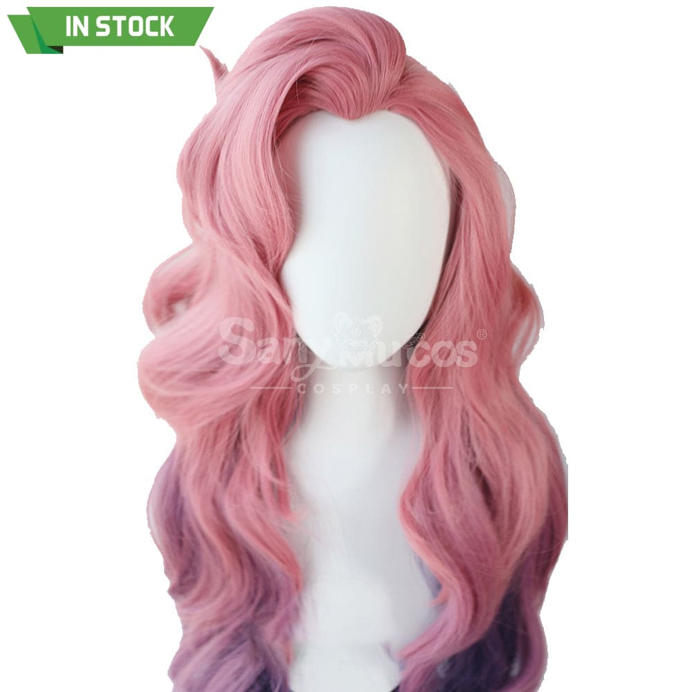 【In Stock】Game League Of Legends Cosplay Gradient Color Fluffy Seraphine Wig Wigs