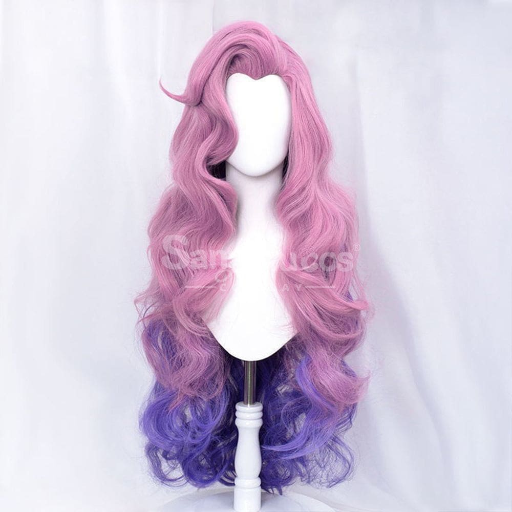 【In Stock】Game League Of Legends Cosplay Gradient Color Fluffy Seraphine Wig Wigs