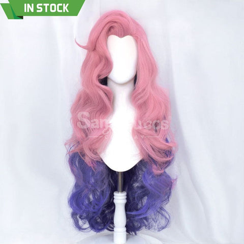 【In Stock】Game League Of Legends Cosplay Gradient Color Fluffy Seraphine Wig Wigs