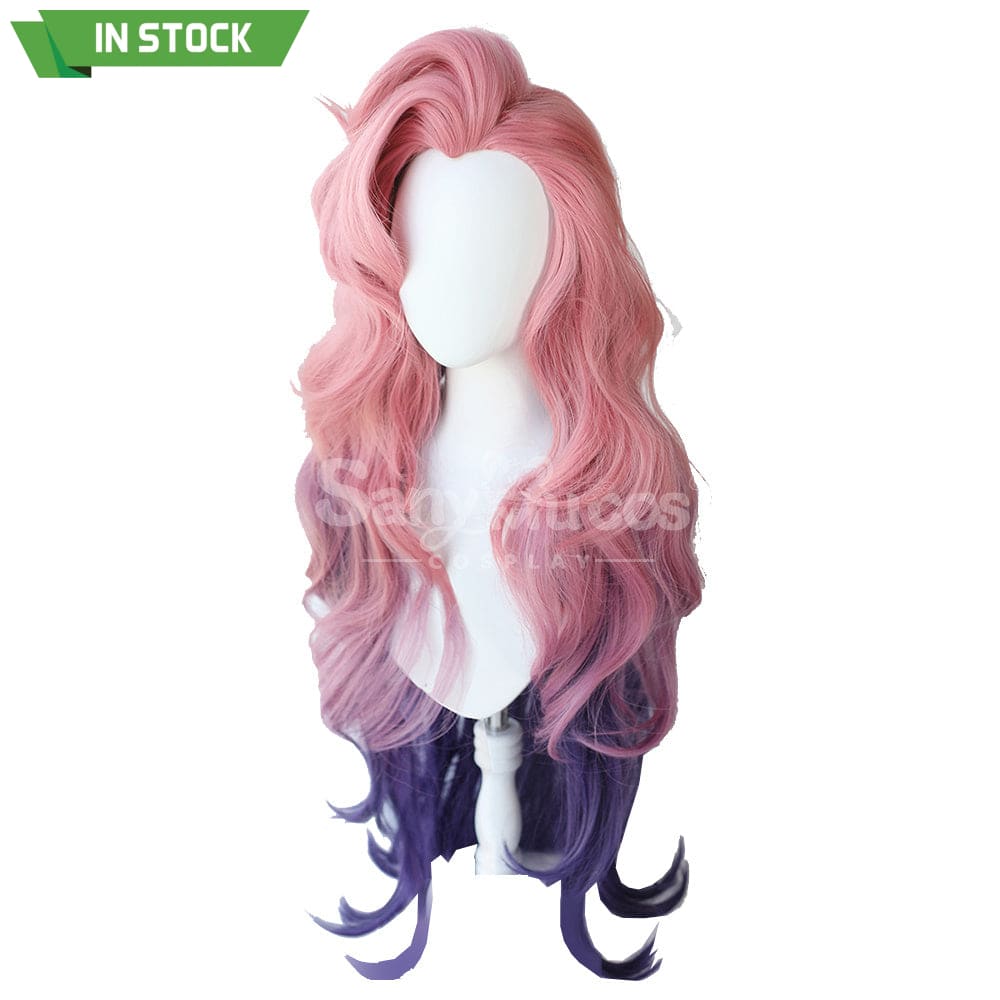 【In Stock】Game League Of Legends Cosplay Gradient Color Fluffy Seraphine Wig Wigs